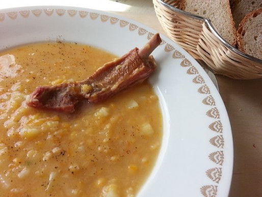 Рецепт. Суп с ребрышками