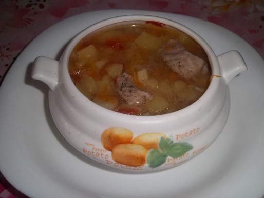 Рецепт. Суп из свинины