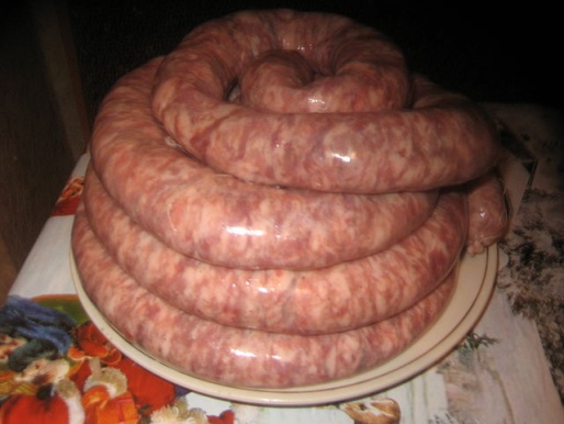 Рецепт. Купаты (домашняя колбаса)