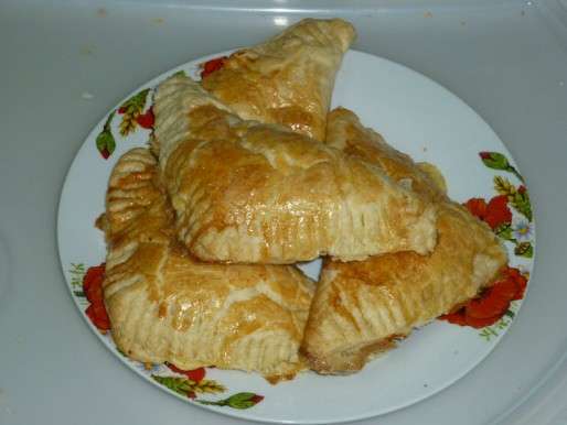 Рецепт. Слойки с мясом из говядины