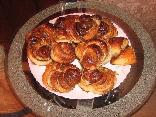 Рецепт. Булочки с корицей