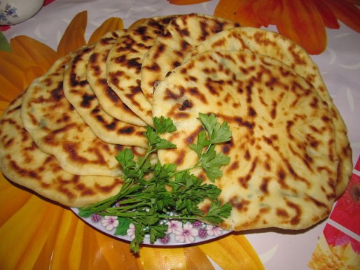 Рецепт. Хачапури с мясом и зеленью