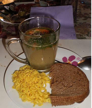 Рецепт. Куриный бульон