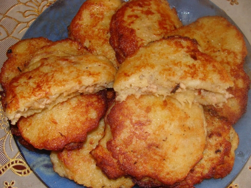 Рецепт. Колдуны с мясом картофельные