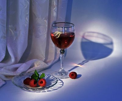 Рецепт. Малиновое вино домашнее (десертное)
