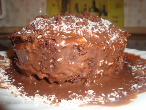 Рецепт. Выпечка в микроволновке (мини-тортик)