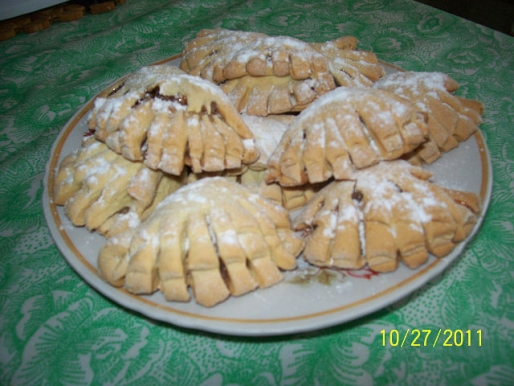 Рецепт. Выпечка с яблоками. Яблочное печенье